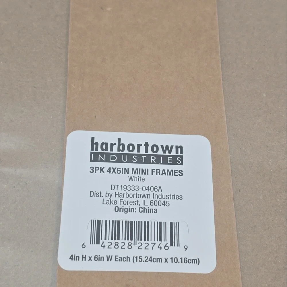 3 Harbortown Industries 3 Packs 4X6IN Photo Frames Black Finish 9 Frames